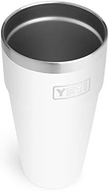 Amazon.com: YETI Rambler 26 oz Stackable Cup, Vacuum Insulated, Stainless Steel with No Lid, Whit... | Amazon (US)
