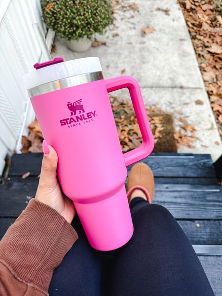 Barbie Pink Stanley is back in stock! 

Gift guide, water tumbler, cup, 40 oz quencher 

#LTKHoliday #LTKhome #LTKGiftGuide
