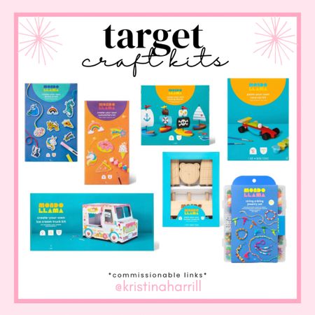 One of my favorite things to save for a rainy day are these Mondo Llama craft kits from Target! Most are $5 or $10 so I grab one every target trip to save for later. These also make great birthday gifts! We love the ice cream truck one and do that every summer- it's big enough my kids can play in it! 

#LTKKids #LTKGiftGuide #LTKFamily