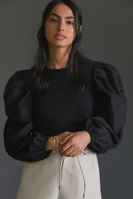 Puff-Sleeved Top | Anthropologie (US)