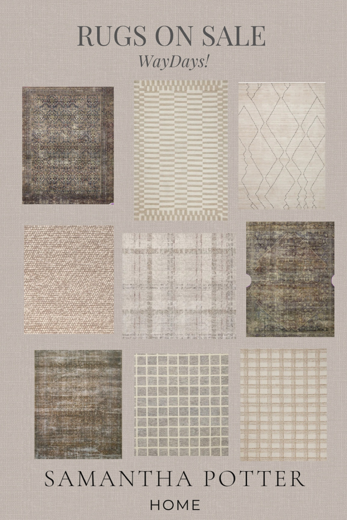 So many great rugs on sale for WayDays #ltkxwayfair

#LTKhome #LTKcanada #LTKstyletip