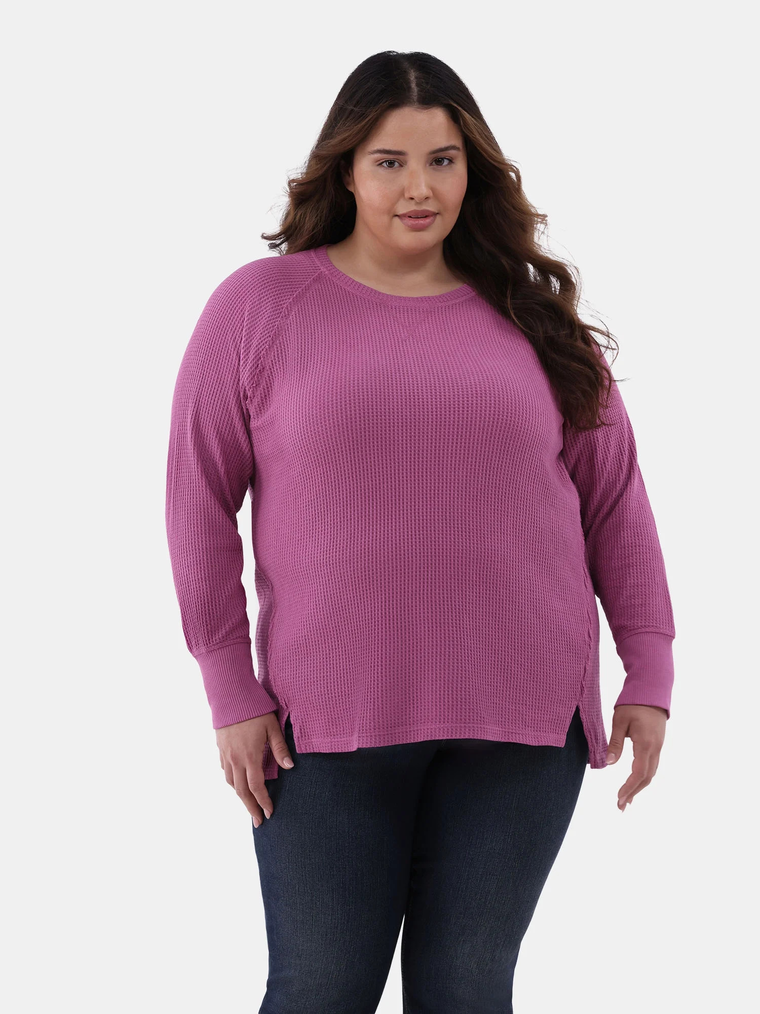 Terra & Sky Women’s Plus Thermal Tunic Top, Sizes 0X-4X | Walmart (US)