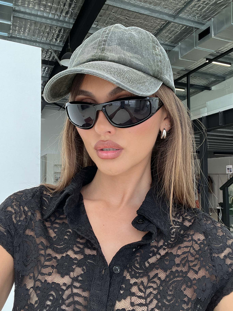 Cadey Cap Washed Camo | Princess Polly US
