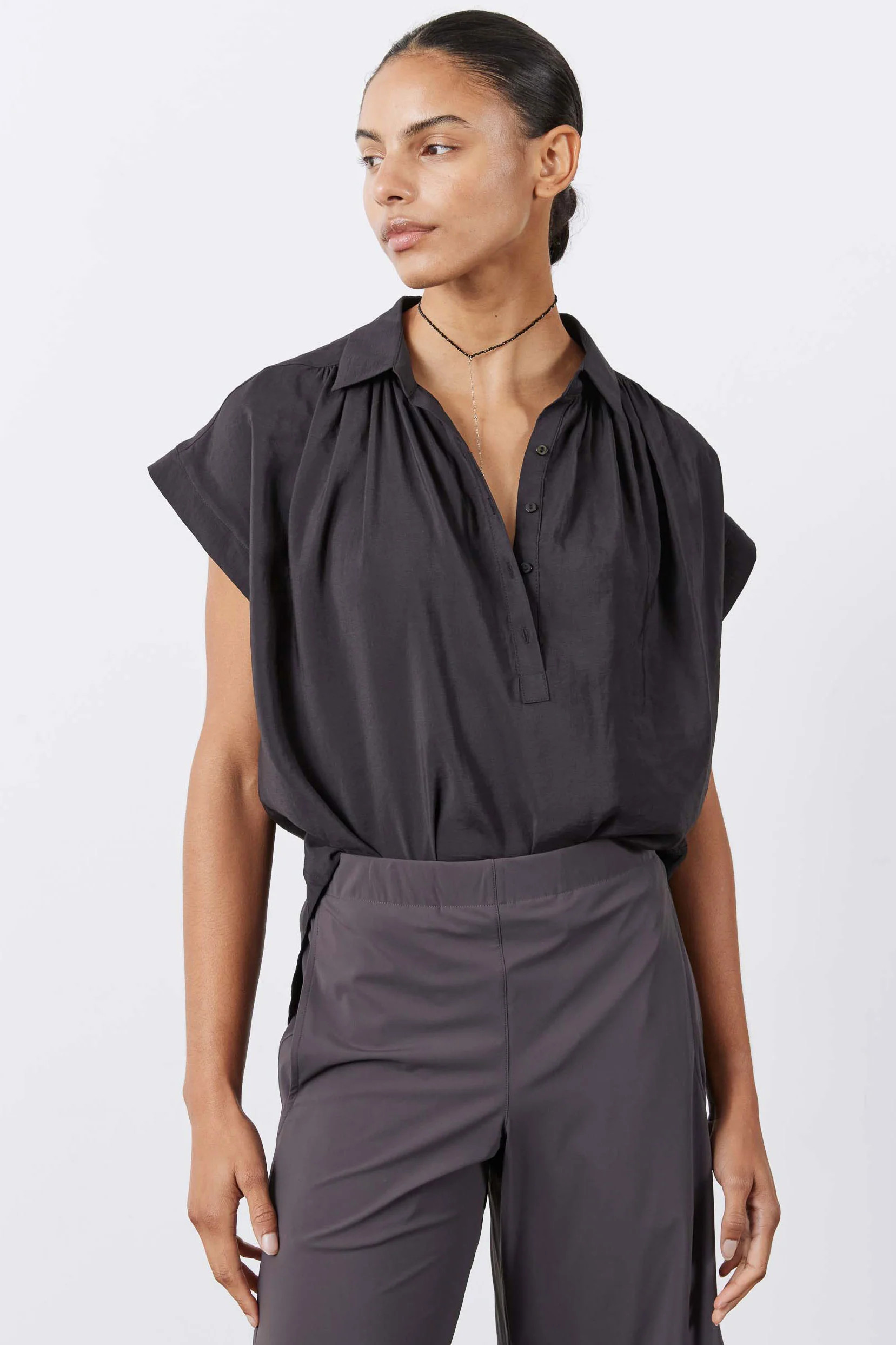 The Nonchalant Oversized Voile Blouse | Ruti