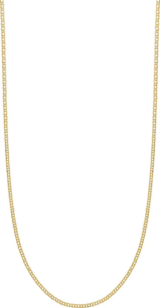 14K Gold Woven Link Chain Necklace | Nordstrom Rack