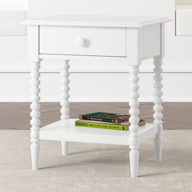 Kids Jenny Lind White Nightstand + Reviews | Crate and Barrel | Crate & Barrel