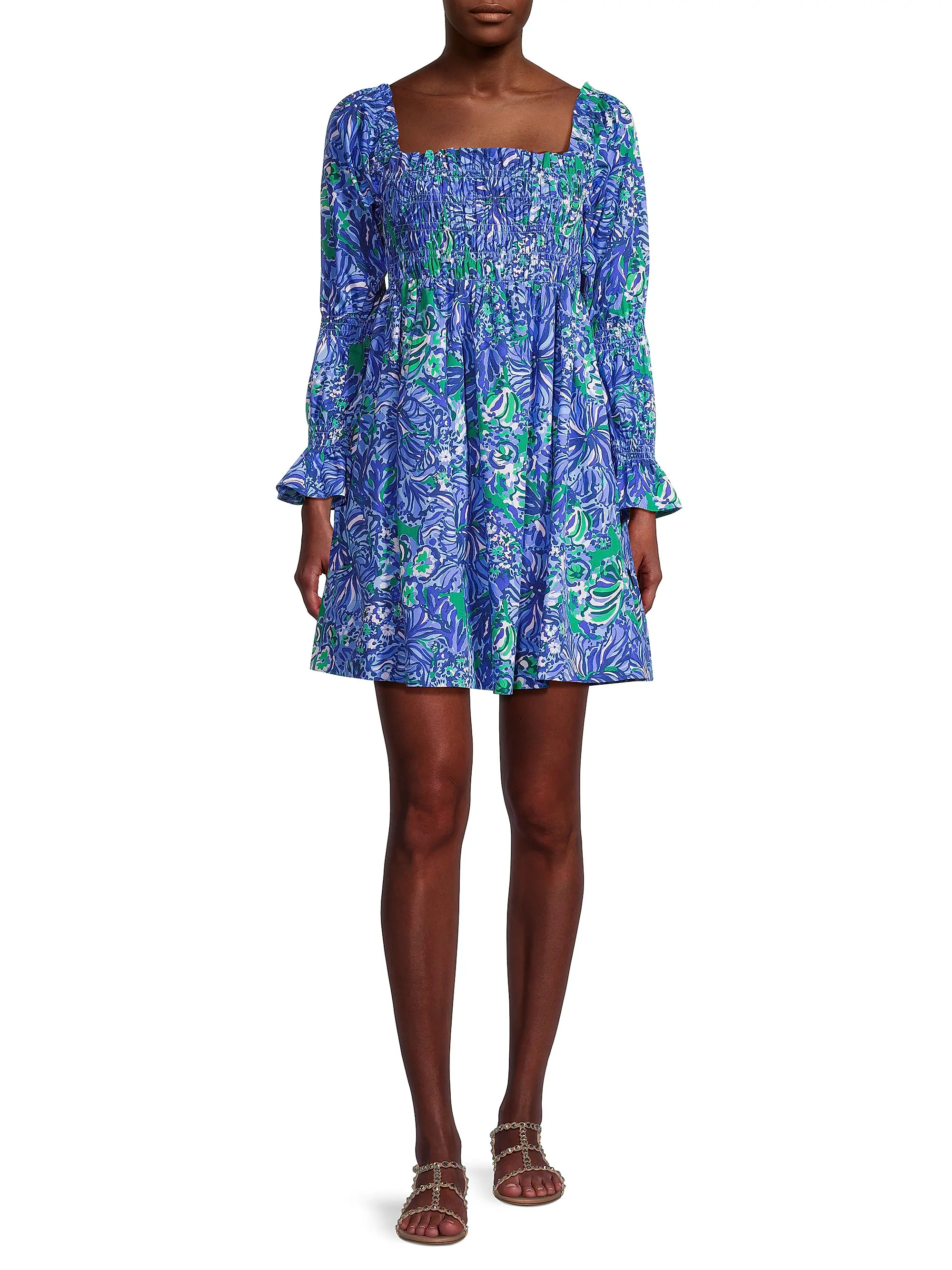 Beyonca Floral Smocked Dress | Saks Fifth Avenue