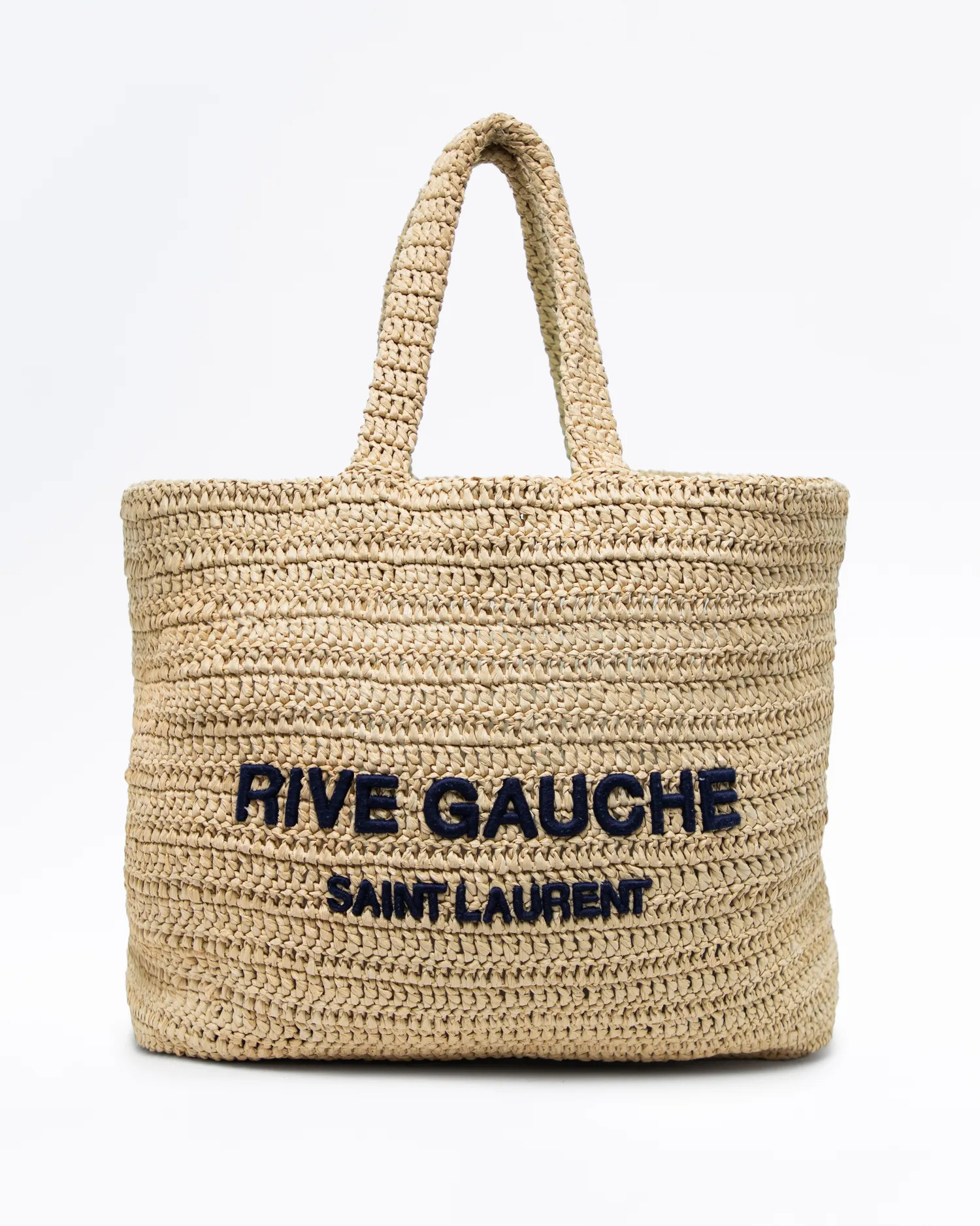 Raffia Crochet Rive Gauche Supple Tote Bag | Vivrelle