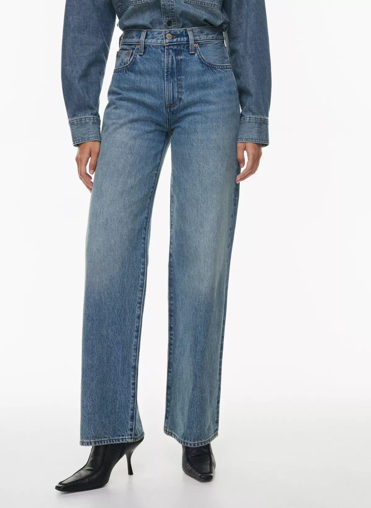 THE FARRAH HI-RISE WIDE JEAN | Aritzia