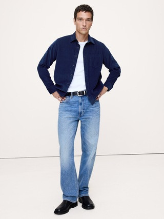 Standard-Fit Lightweight Corduroy Shirt | Banana Republic (US)