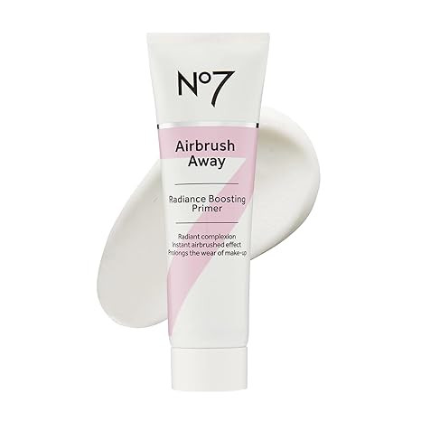 No7 Airbrush Away Radiance Boosting Foundation Primer - Illuminating Glow Primer for Seamless Mak... | Amazon (US)