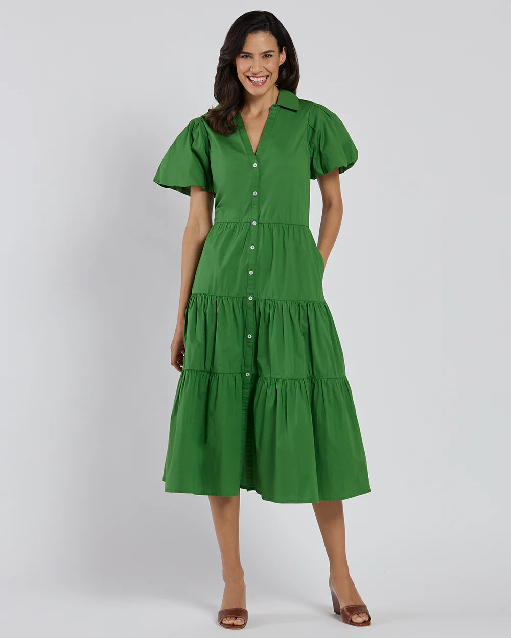 Betsy Dress - Stretch Poplin | Jude Connally