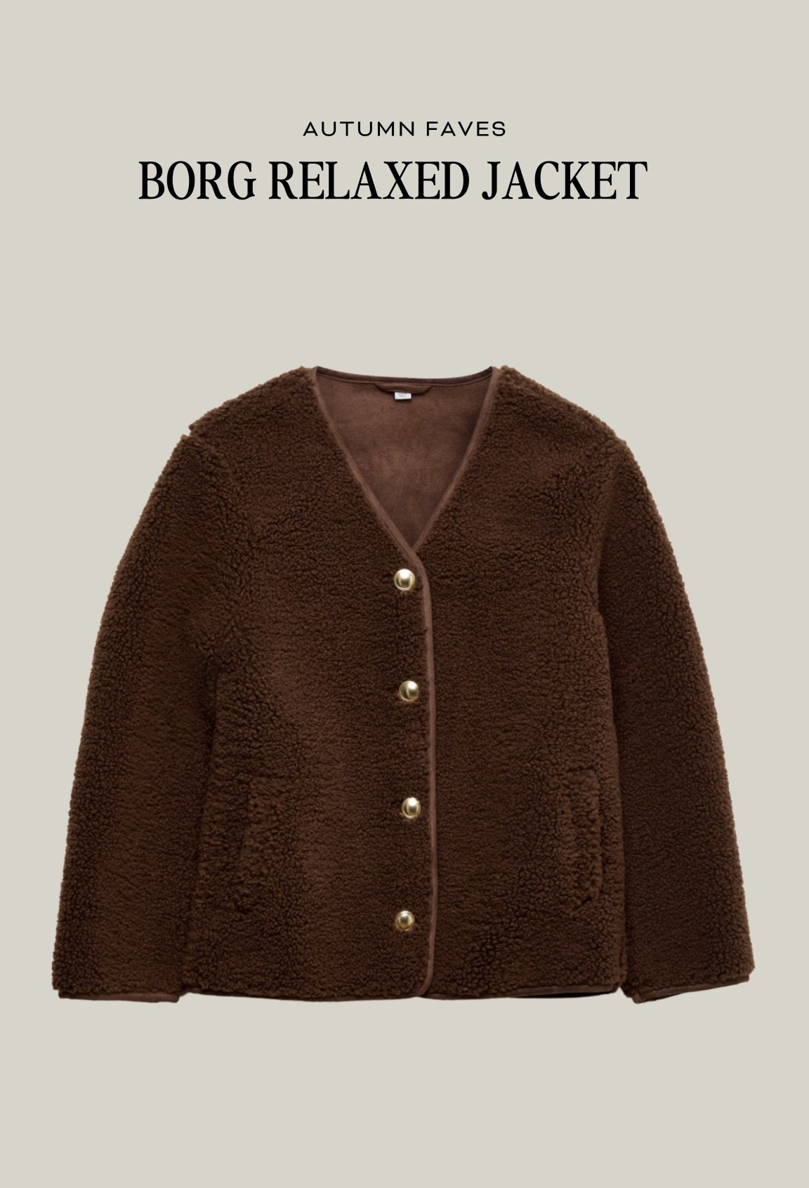 How gorgeous is this cosy brown Borg jacket! So ready for autumn now 🙌🍂 

#LTKautumn #LTKuk