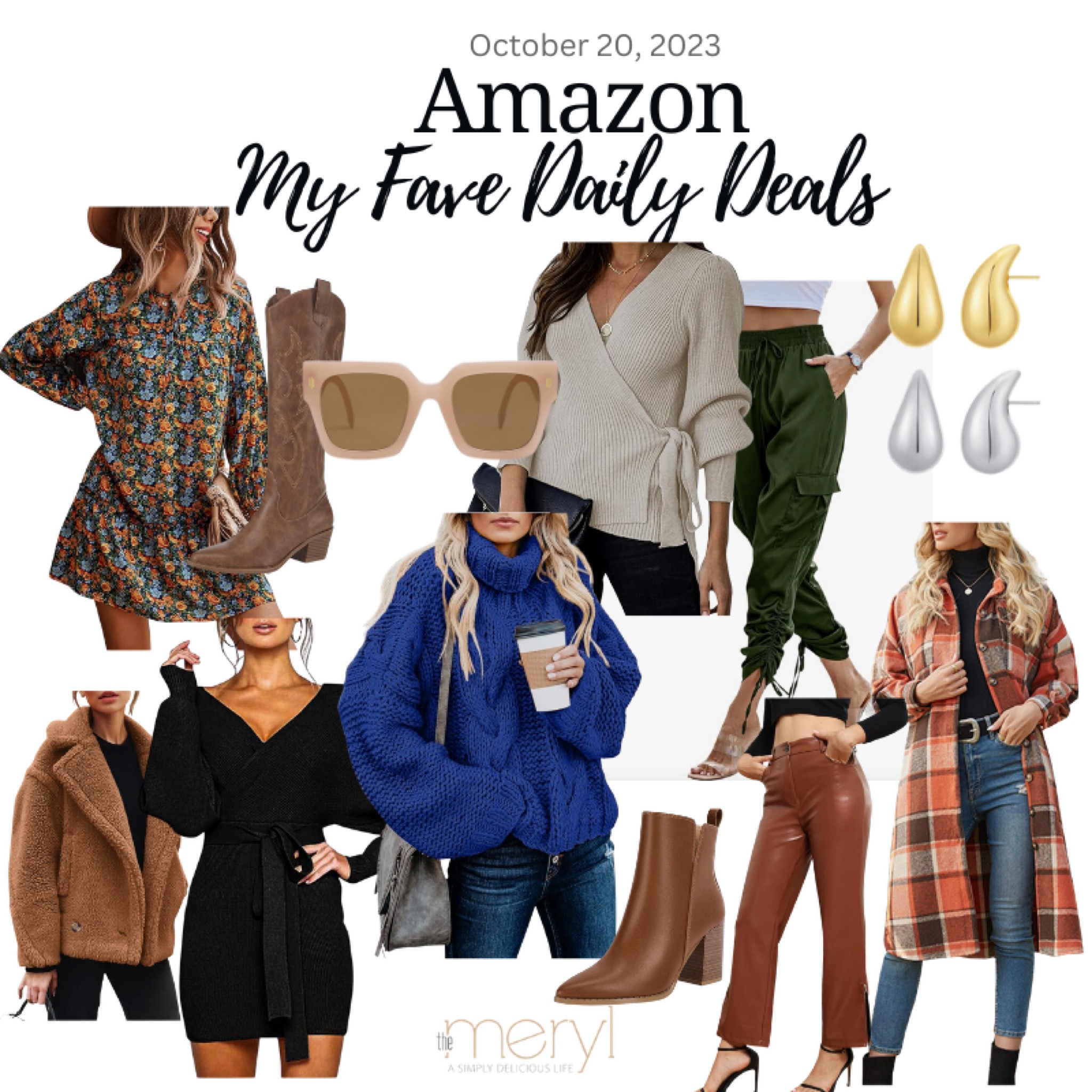 Amazon Deals 10.20.23
Fall Dress Brown Cowboy Boots Satin Joggers Wrap Sweater Brown Sunglasses Cable Sweater Sweater Wrap Dress Shacket Leather Trousers Fuzzy Jacket Drop Earrings Brown Booties

#LTKstyletip #LTKfindsunder100 #LTKsalealert