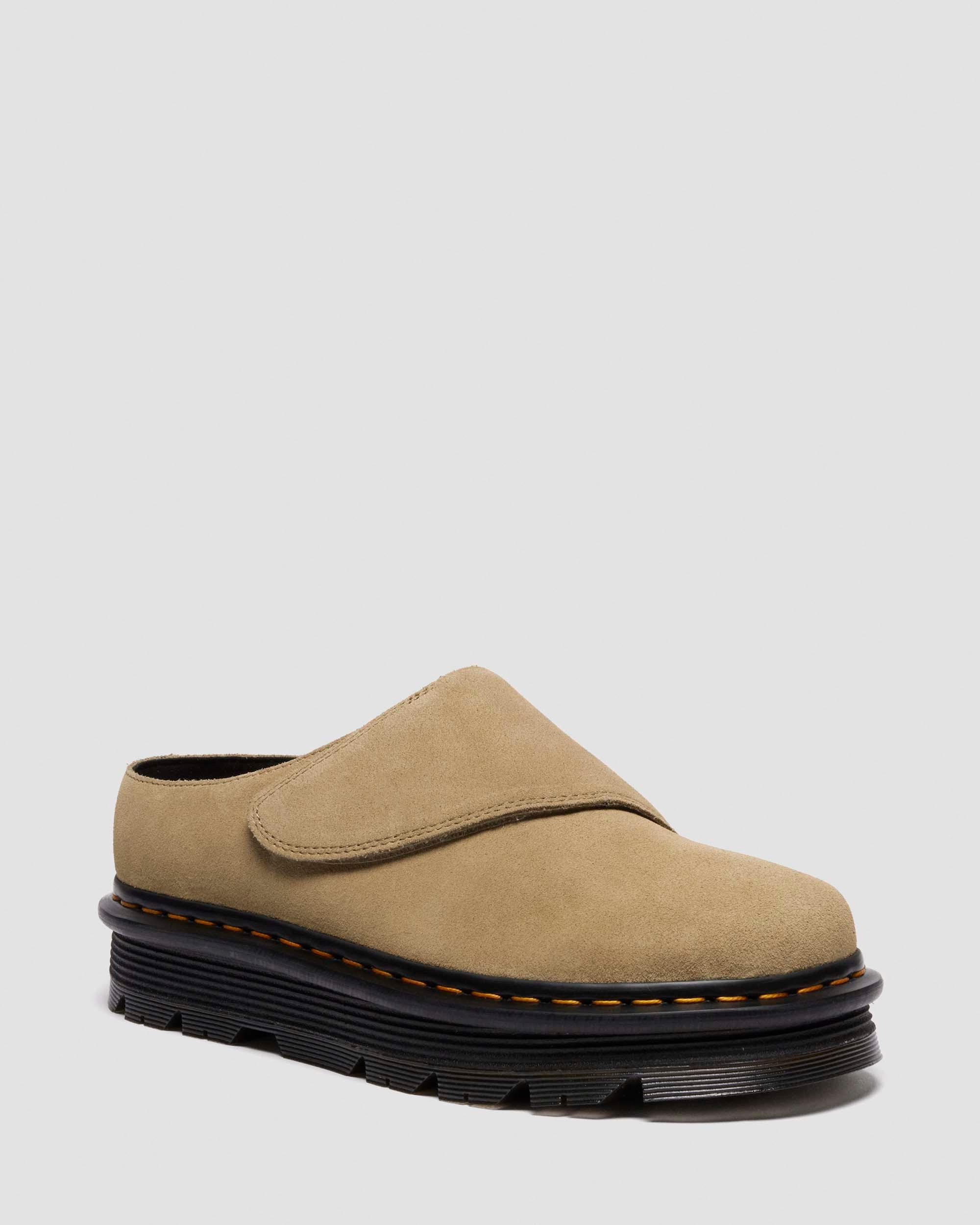 Zebzag Anywair Suede Mules in Savannah Tan | Dr. Martens | Dr. Martens