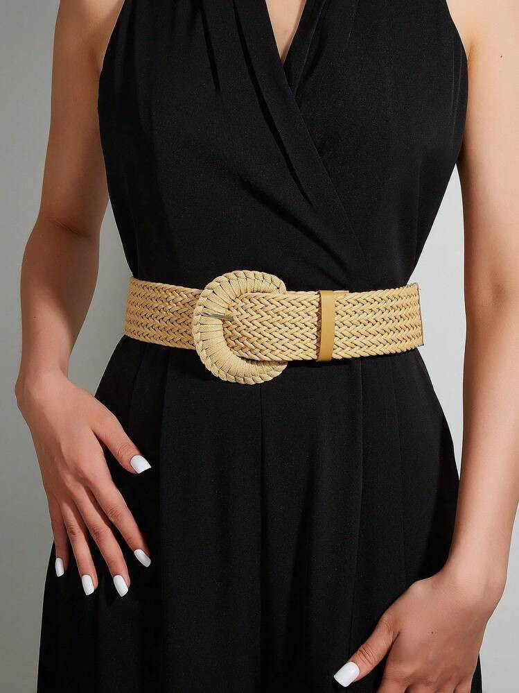1pc Women's Bohemian Style Handwoven D-Ring Waxed Rope Belt, Versatile For Dresses And Cardigans Summer, School Fall, Autumn, Halloween | SHEIN US | SHEIN