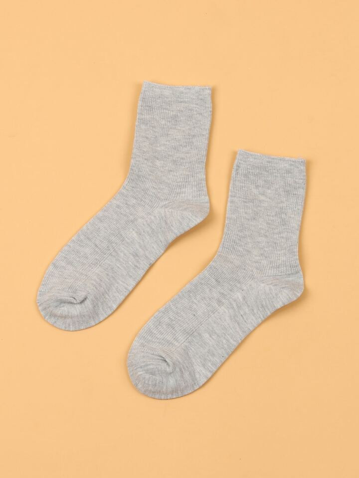 Solid Crew Socks | SHEIN