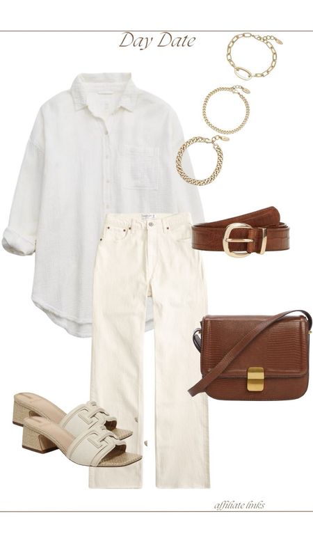 Day date outfit perfect for Spring Days

UndeniablyElyse.com

Monochromic look, spring vibes, casual outfit, chic outfit, Easter outfit, white jeans, dress sandals, brown belt, brown purse, gold jewelry, bracelet stack, workwear look, office outfit

#LTKworkwear #LTKmidsize #LTKstyletip