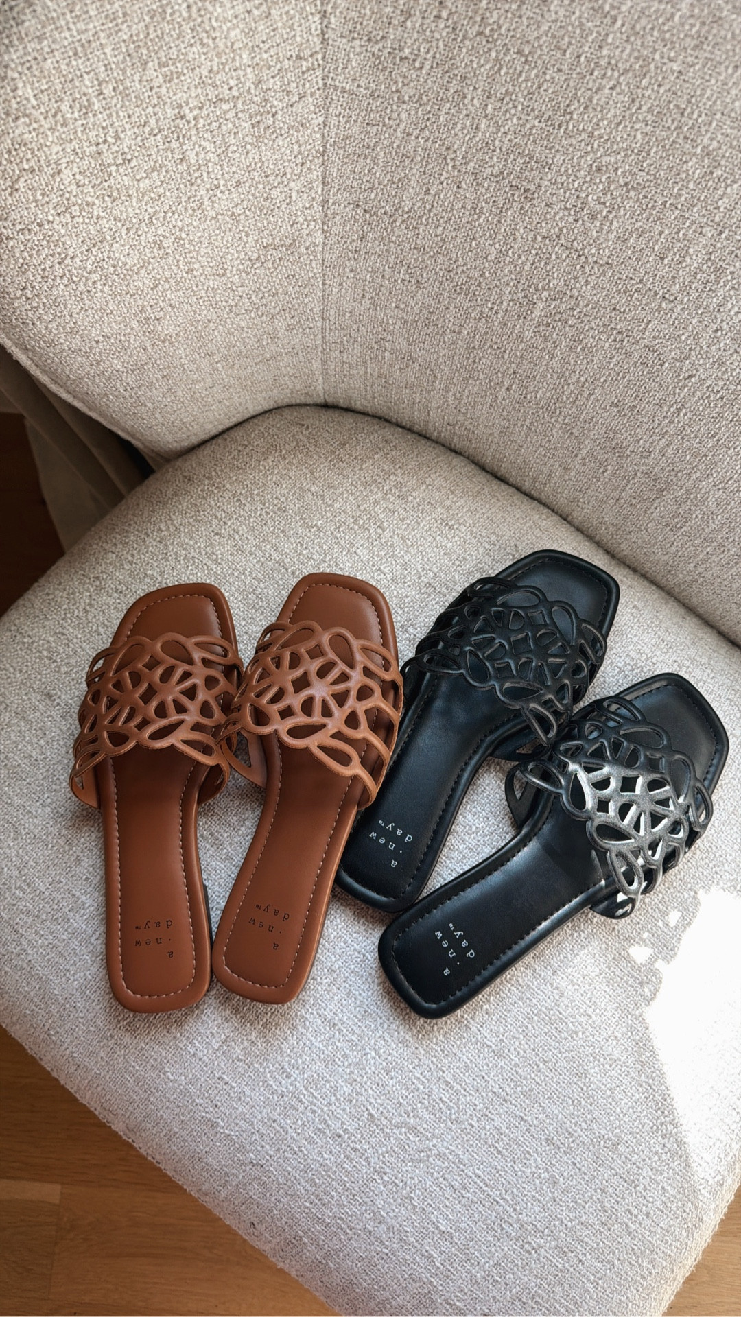 Two colors, true to size, so so comfortable, and look SO similar to the designer version that costs $800! 🤯 the best $20 Target find! 🎯

#LTKootd #LTKSeasonal #LTKmomlife