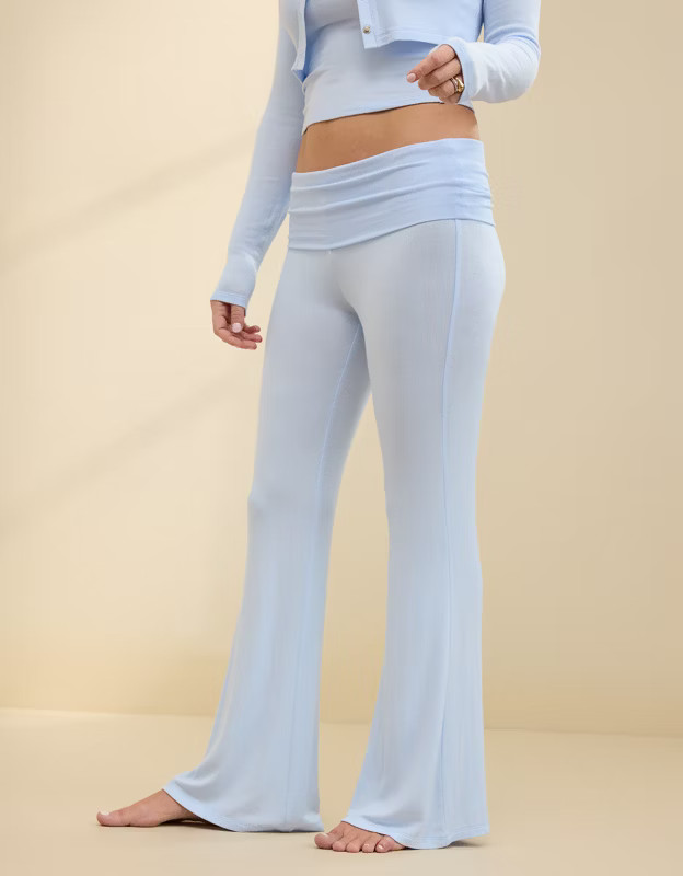 Aerie Let's Bounce Foldover PJ Pant | American Eagle Outfitters (US & CA)