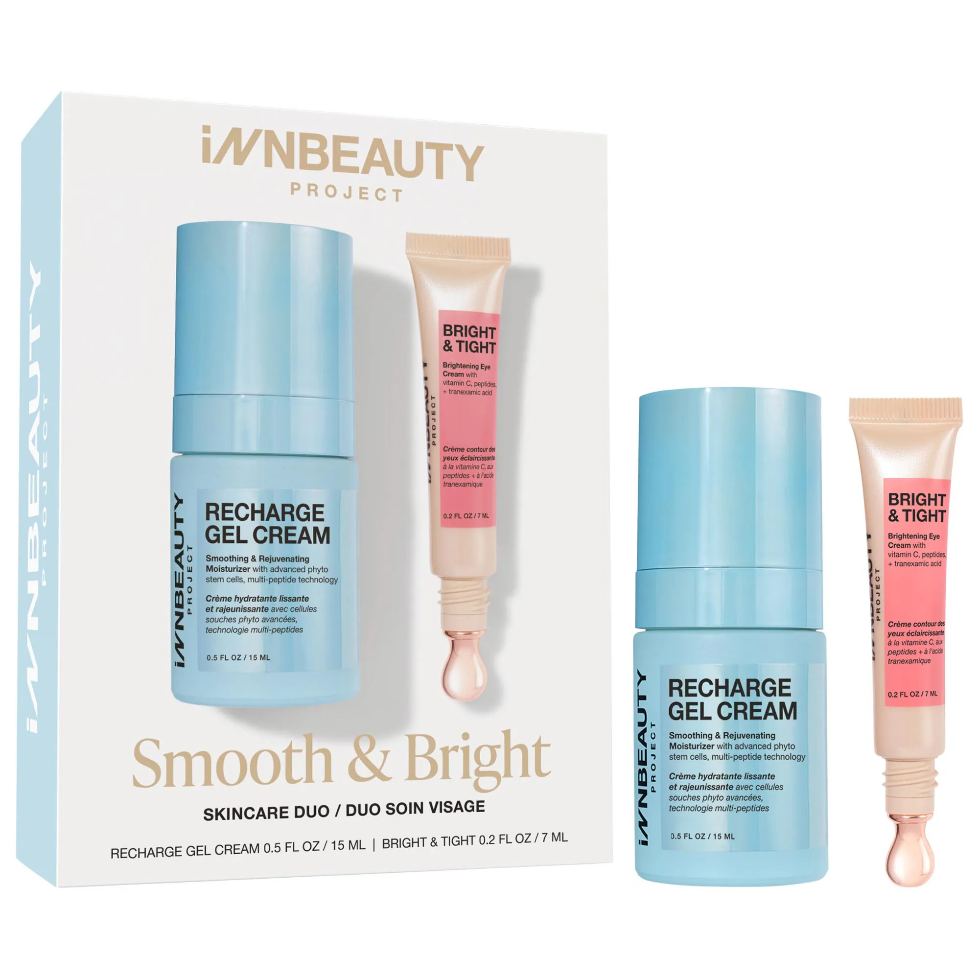 INNBEAUTY PROJECT Smooth & Bright Travel Skincare Holiday Exclusive Set | Sephora (US)