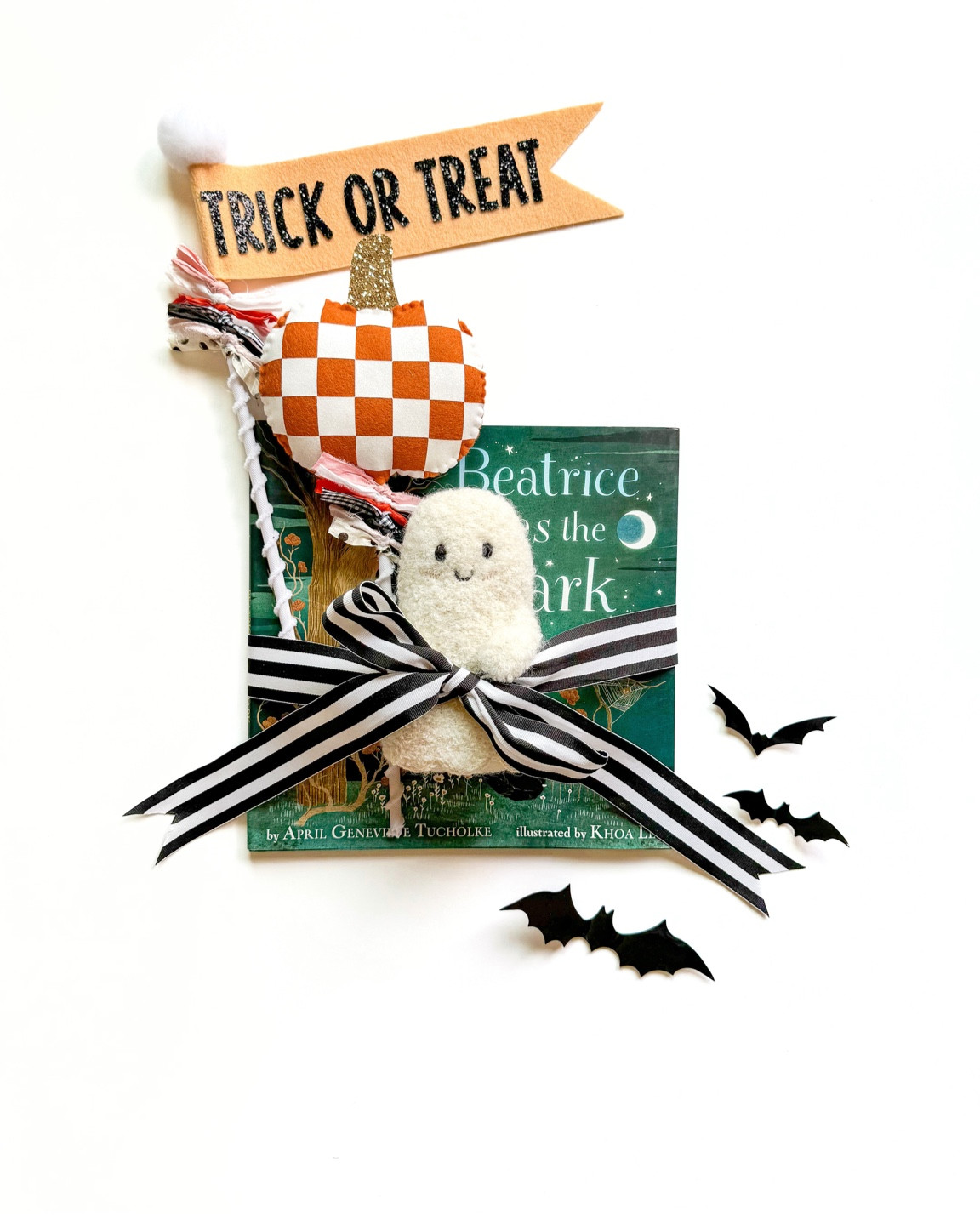 Styling Halloween gifts for kids! A book, stuffed ghost, and festive wands!

Felt wands: peach + goldie
Ghost: cuddle + kind

#LTKSeasonal #LTKKids