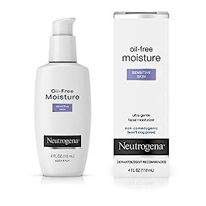 Amazon.com: Neutrogena Oil-Free Moisture Daily Hydrating Face Moisturizer for Sensitive Skin, Fas... | Amazon (US)