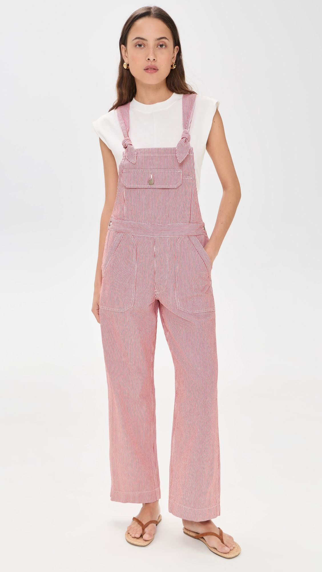 Tie Strap Relaxed Overalls | Shopbop
