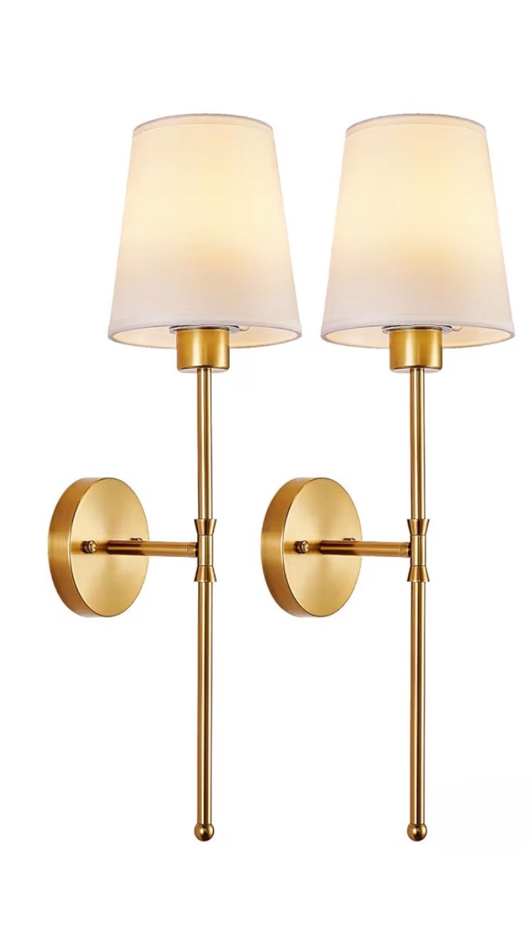 Depuley Battery Operated Wall Sconce: Set of 2 Wireless Wall Lights with 10000mAh Dimmable Bulbs and Remote for Bedroom - Rechargeable 15 Colors Gold Wall Lamp for Living Room Hallway

#LTKSaleAlert #LTKBaby #LTKHome