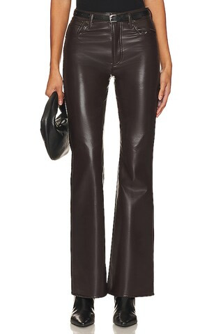 Citizens of Humanity Recycled Leather Lilah Pant in Chocolate Torte from Revolve.com | Revolve Clothing (Global)
