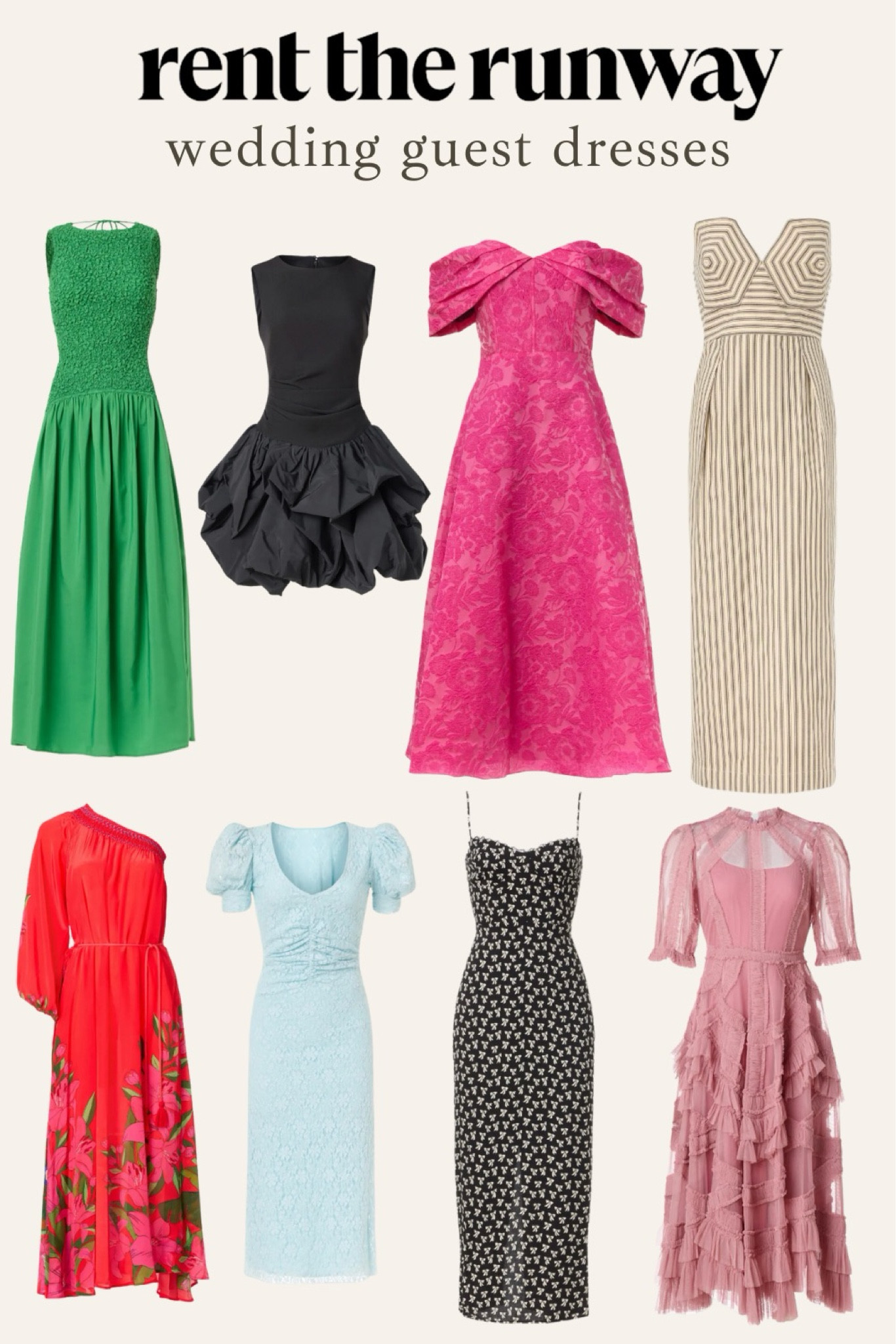 What I love about Rent The Runway is that you can look like a million dollars in these beautiful designer dresses and rent it for under $100. Such a great way to get that winning wedding guest look. Here are 8 dresses that would be perfect for that summer destination wedding you are going to. 

#agelessstyle #over50 #over40 #weddingguestdress #dressrental #weddingguest #fallwedding

#LTKParties #LTKOver40 #LTKWedding