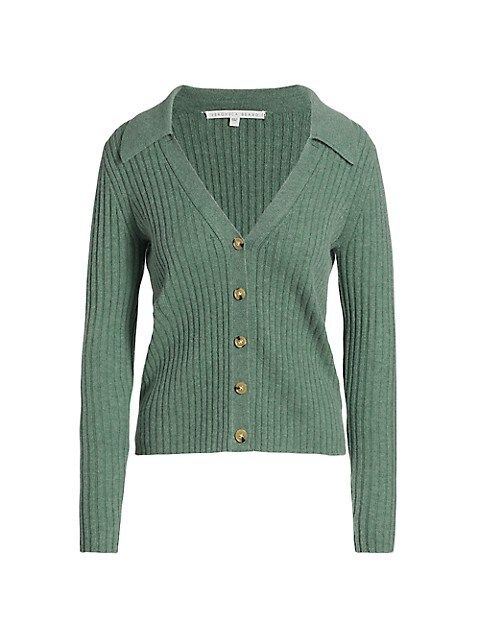 Lazana Ribbed Cashmere Cardigan | Saks Fifth Avenue