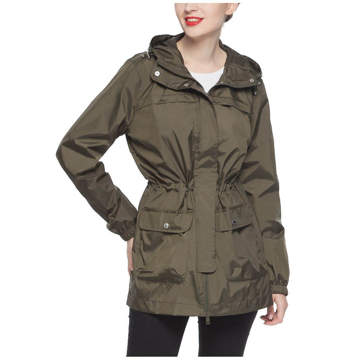 Rokka&Rolla Women's Windbreaker Light Rain Jacket | Target