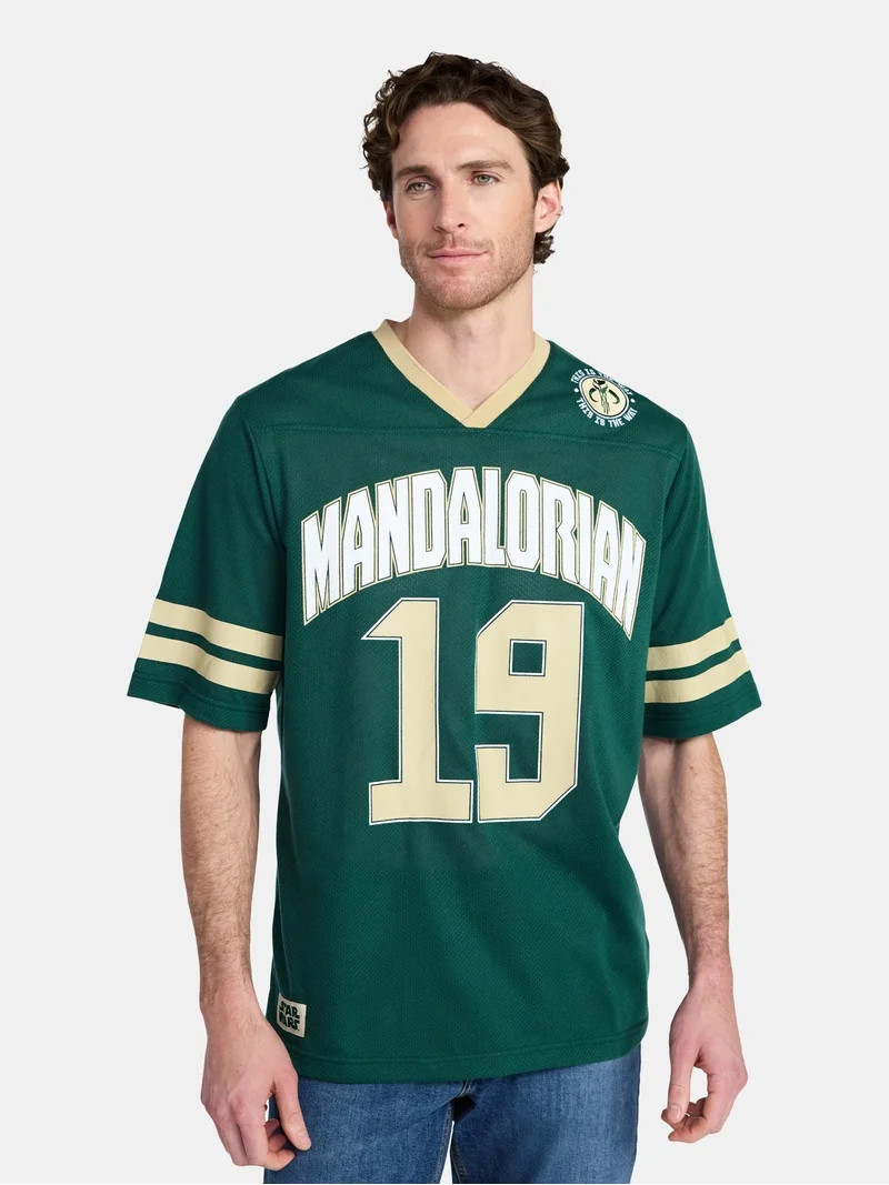 The Mandalorian Men's and Big Men's Jersey with Short Sleeves, Sizes S-3XL | Walmart (US)