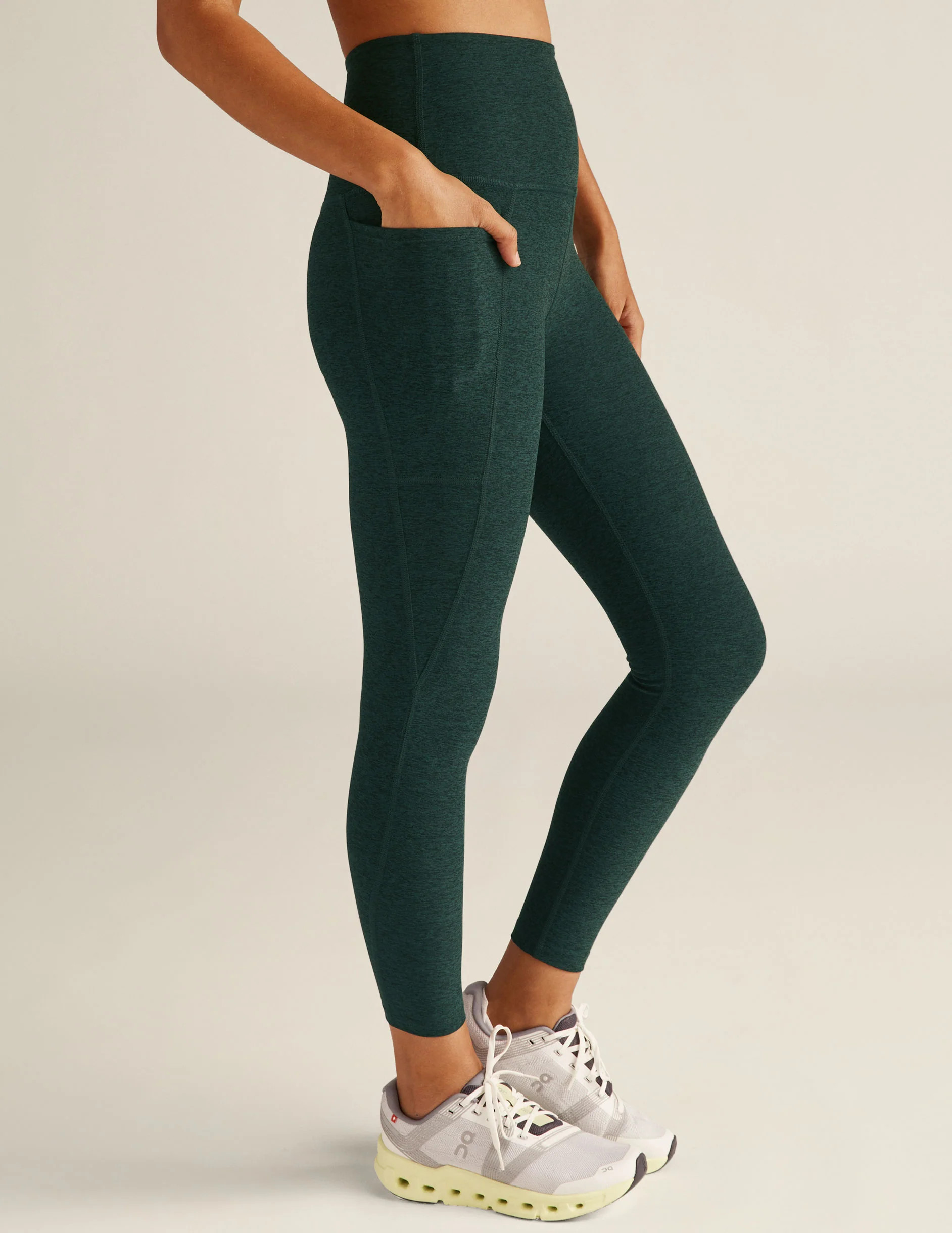 Spacedye Out Of Pocket High Waisted Midi Legging | Beyond Yoga | Beyond Yoga