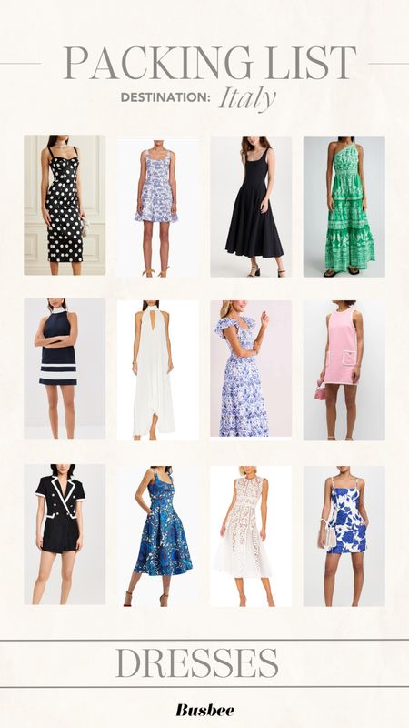 These are the dresses I’m packing for my trip to Italy! 

~Erin xo 

#LTKSeasonal #LTKTravel