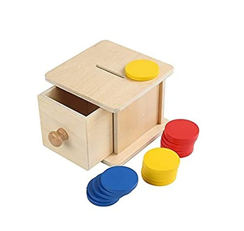 Adena Montessori Infant Coin Box Montessori Toys for 1 Year Old Babies 1.5 - 2 Years Toddlers | Amazon (US)
