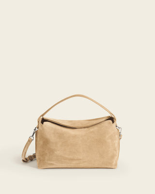 Hera Handbag Suede Sand | Flattered