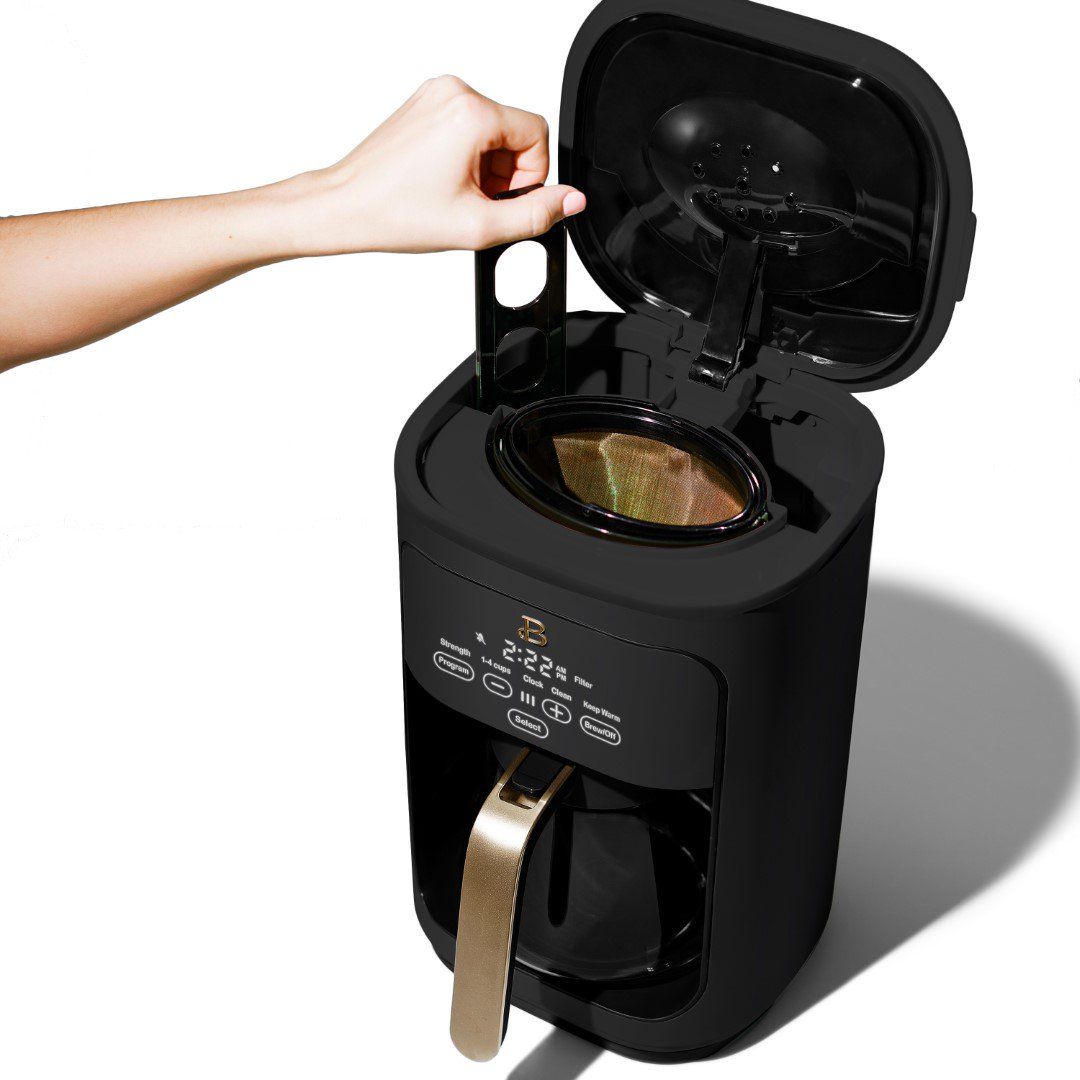 Beautiful 14 Cup Touchscreen Coffee Maker, Black Sesame by Drew Barrymore | Walmart (US)