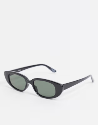 ASOS DESIGN slim cat eye sunglasses | ASOS (Global)