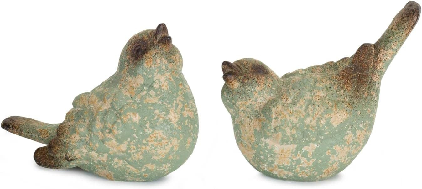 Melrose International Bird (Set of 4) 6.25" H, 6.75" H Terracotta | Amazon (US)