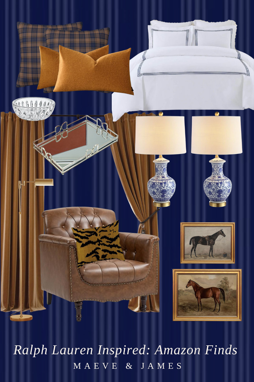 Timeless rooms are built slowly- but this is a beautiful place to start. 

A Ralph Lauren–inspired bedroom using thoughtfully chosen Amazon pieces: classic, layered, and meant to feel collected over time.

If you’ve been looking for that warm, elevated, old-world feel- these are the pieces I’d start with.
Everything is linked ✨

#maeveandjames #collectedhome #traditionalinteriors #amazonhome #timelessdesign  

 

#LTKHome