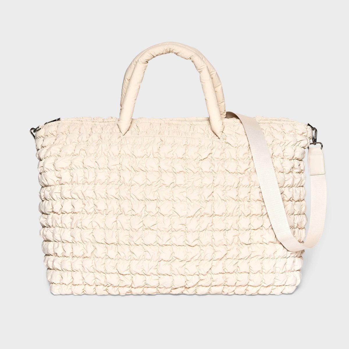 Athleisure Soft Puff Weekender Bag - A New Day™ Off-White | Target