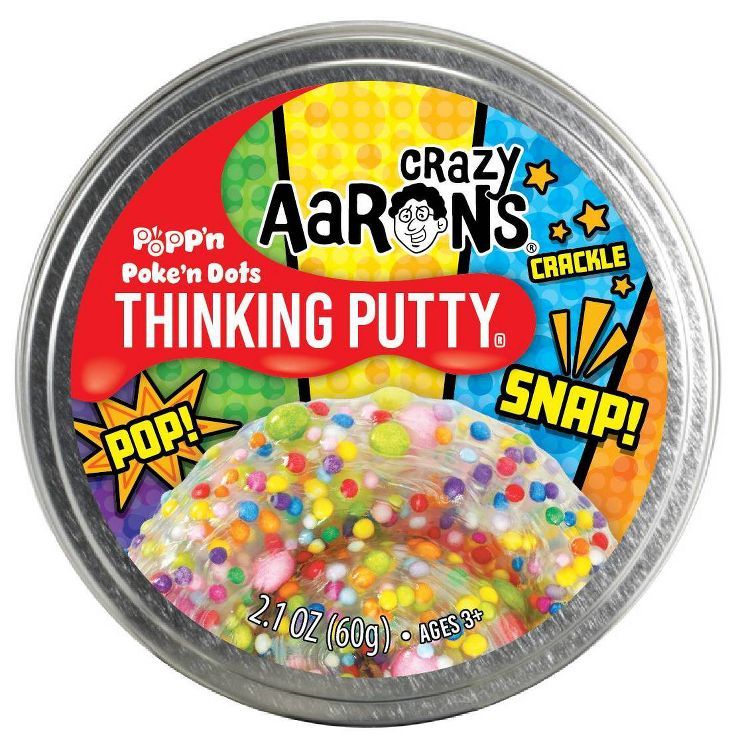 Crazy Aaron's Poke'n Dots - 3.5" Thinking Putty Tin | Target