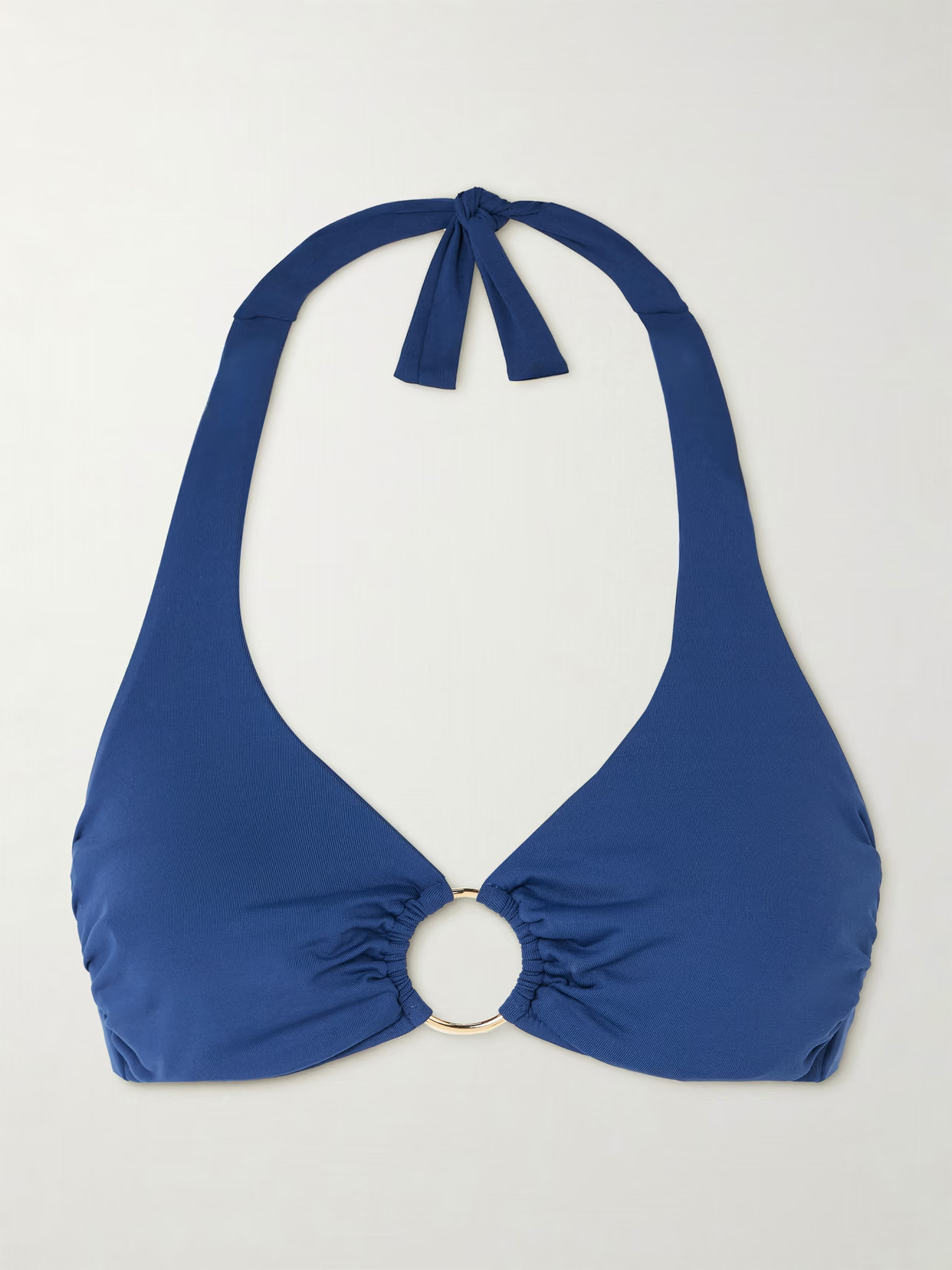MELISSA ODABASH - Brussels Embellished Underwired Bikini Top - Blue | NET-A-PORTER (UK & EU)