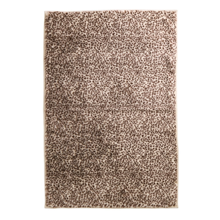 Better Homes & Gardens Leopard Faux Fur Oversized Couch Throw Blanket, Neutral, 50 x 72 in | Walmart (US)