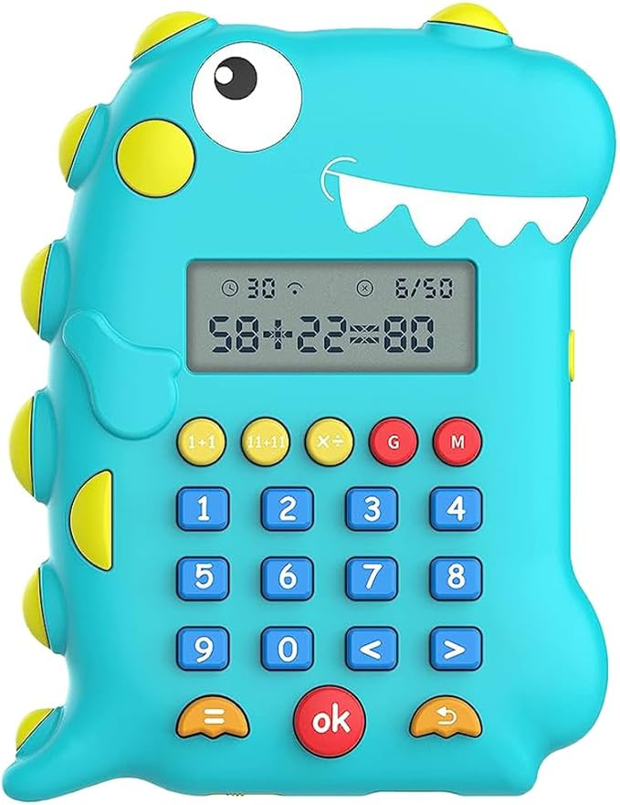 Dinosaur Calculator Office Desktop Calculator Animal Mechanical Calculator Students Calculator Cu... | Amazon (US)