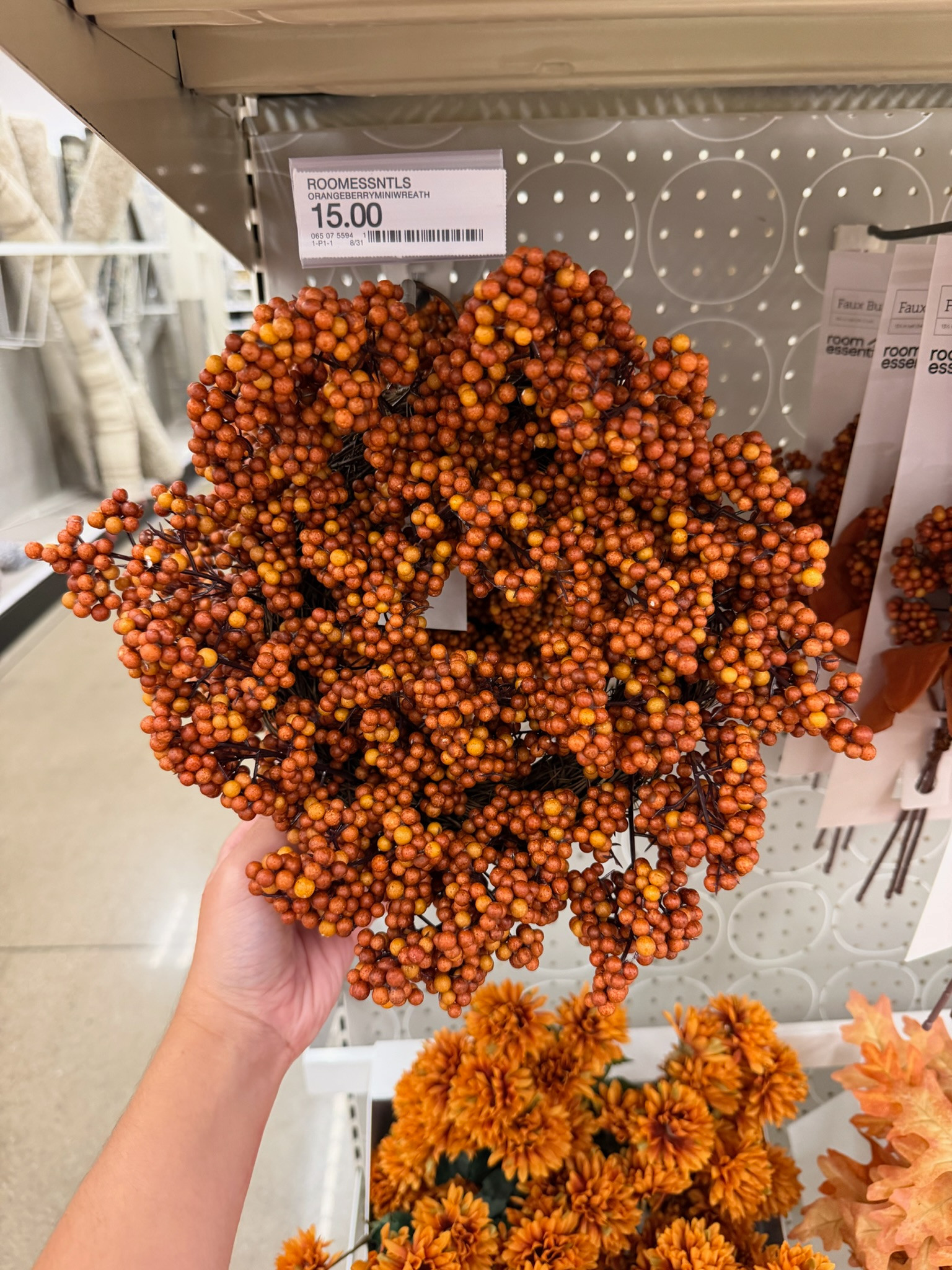 The cutest little fall find for only $15 🍂🤎 This mini berry wreath is such an easy way to bring warm fall color into a kitchen, entryway, bedroom or layered into your seasonal decor.

fall outfits women over 50, wedding guest dress summer, fall wedding guest dresses, fall dresses, date night outfits, fall decor, country concert outfits, fall fashion hauls, business casual workwear, concert outfit ideas
 

 #LTKSeasonal #LTKHome