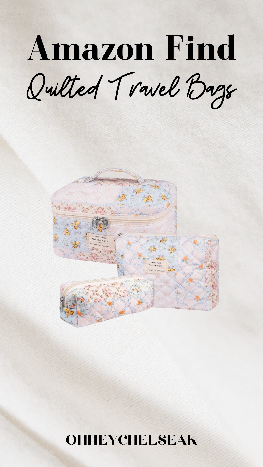 Amazon find // Travel makeup bags 
