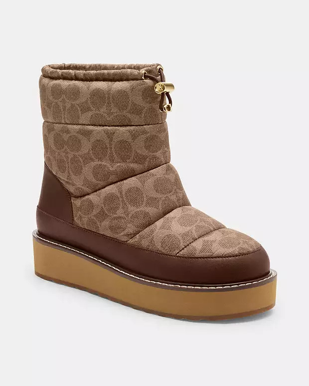 Idella Bootie In Signature Nylon | Coach Outlet US